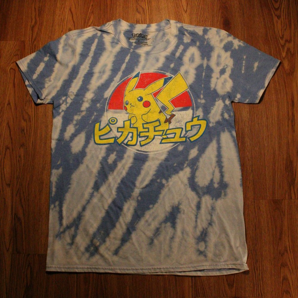 Custom bleached Pikachu Shirt